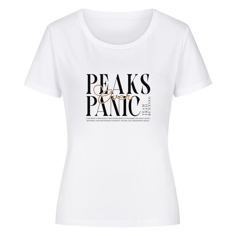 Peaks over Panic - Bio Premium T-Shirt Frauen