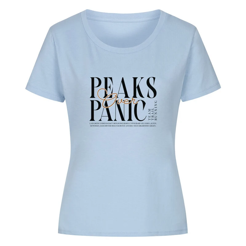 Peaks over Panic - Bio Premium T-Shirt Frauen