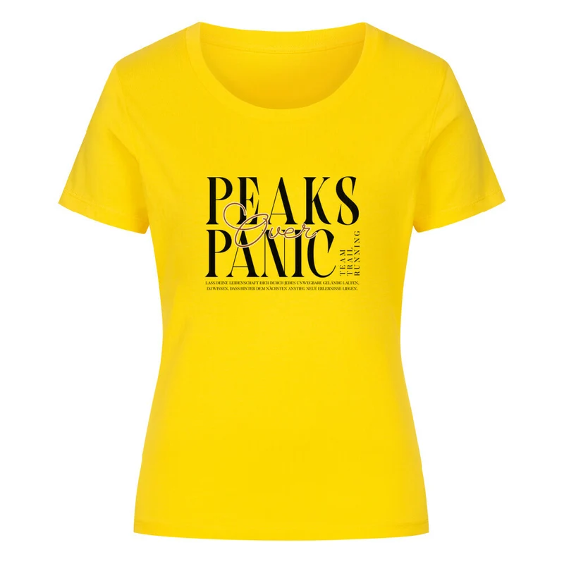 Peaks over Panic - Bio Premium T-Shirt Frauen
