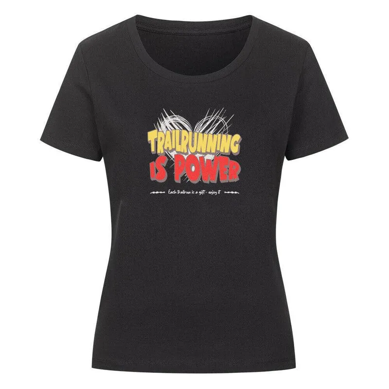 Trailrunning is Power - Bio Premium Shirt Frauen