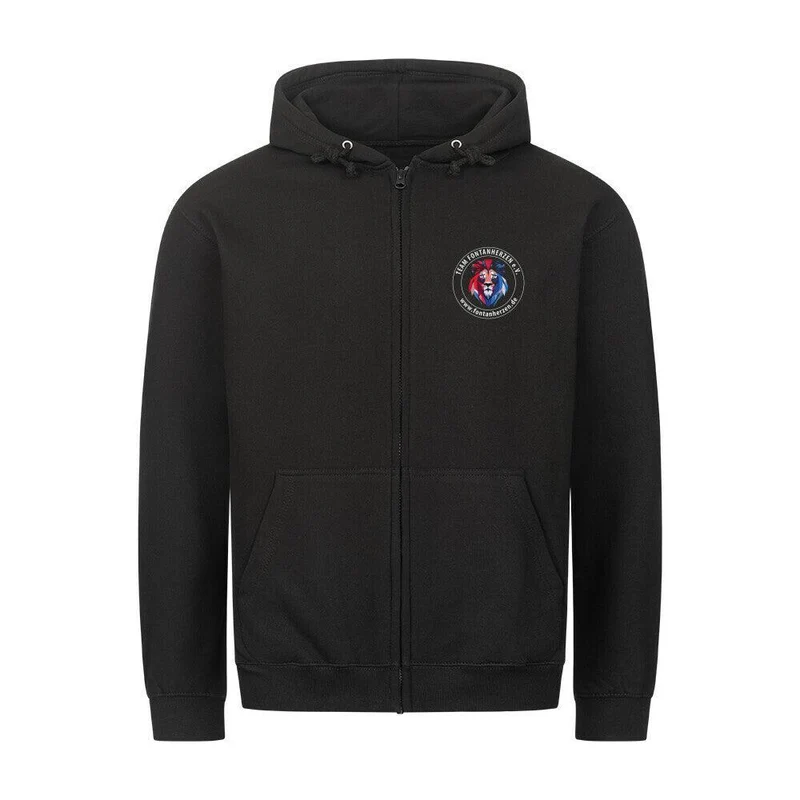 Fontanherzen Löwe - Bio Premium Zipper Hoodie Unisex