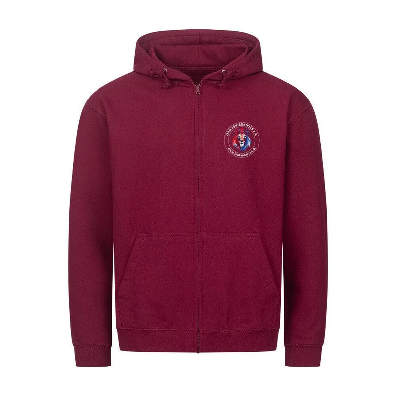 Fontanherzen Löwe - Bio Premium Zipper Hoodie Unisex