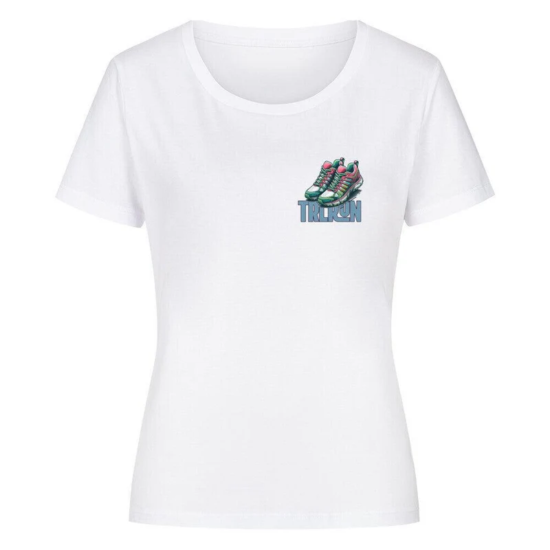 Better Life in TRLRUN Shoes- Premium T-Shirt Frauen