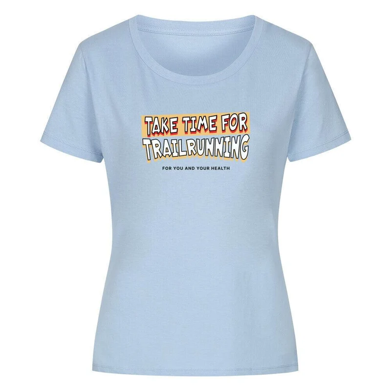 Take Time For Trailrunning - Bio Premium T-Shirt Frauen