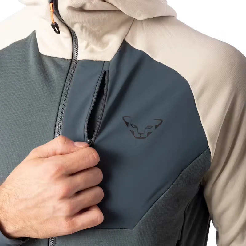 Dynafit Radical Wool Kapuzenjacke - overcast