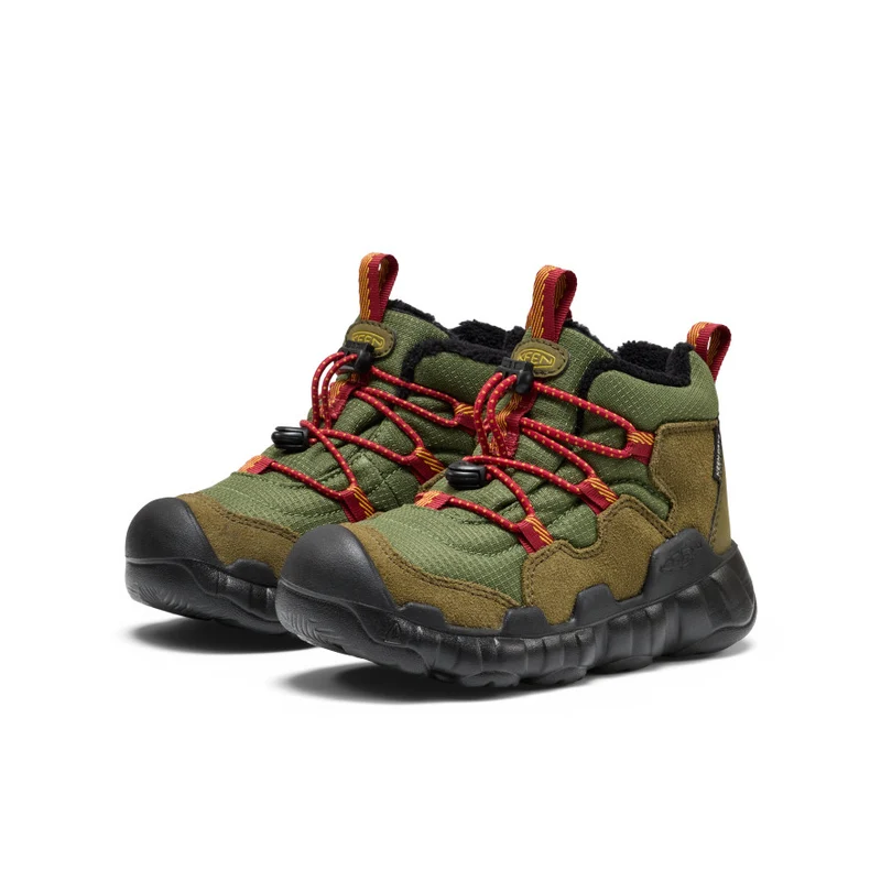 Hypowser wasserdichter Chukka für kleine Kids | Forest Night/Garnet