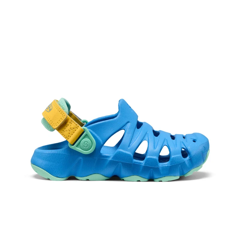 HyperFLT Clog für kleine Kids | Azure Blue/Daffodil