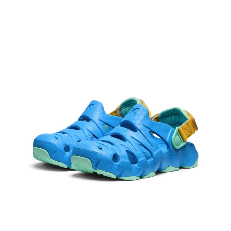 HyperFLT Clog für kleine Kids | Azure Blue/Daffodil