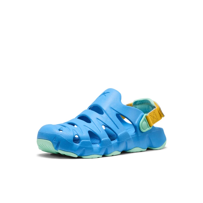 HyperFLT Clog für große Kids | Azure Blue/Daffodil