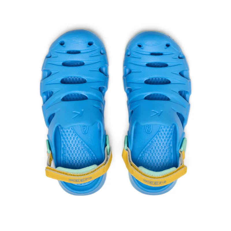 HyperFLT Clog für große Kids | Azure Blue/Daffodil