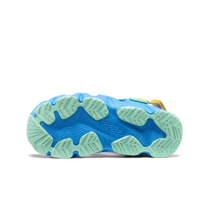 HyperFLT Clog für große Kids | Azure Blue/Daffodil