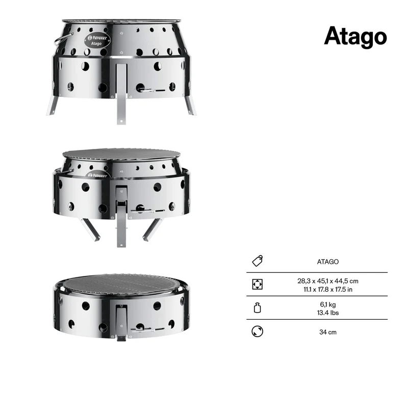 Atago Grill Pizza Set