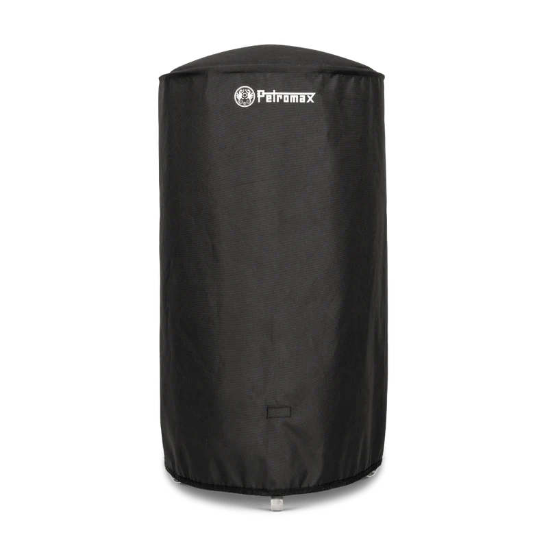 Feuertonne Pyron Edelstahl + Grillplatte + Abdeckhaube