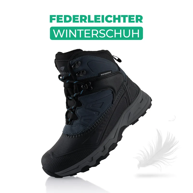 Winterstiefel Wasserdichte Stiefel Warm Gefütterte Wanderschuhe