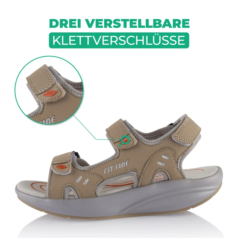 Sandalen Abrollsohle leichte Gesundheitsschuhe