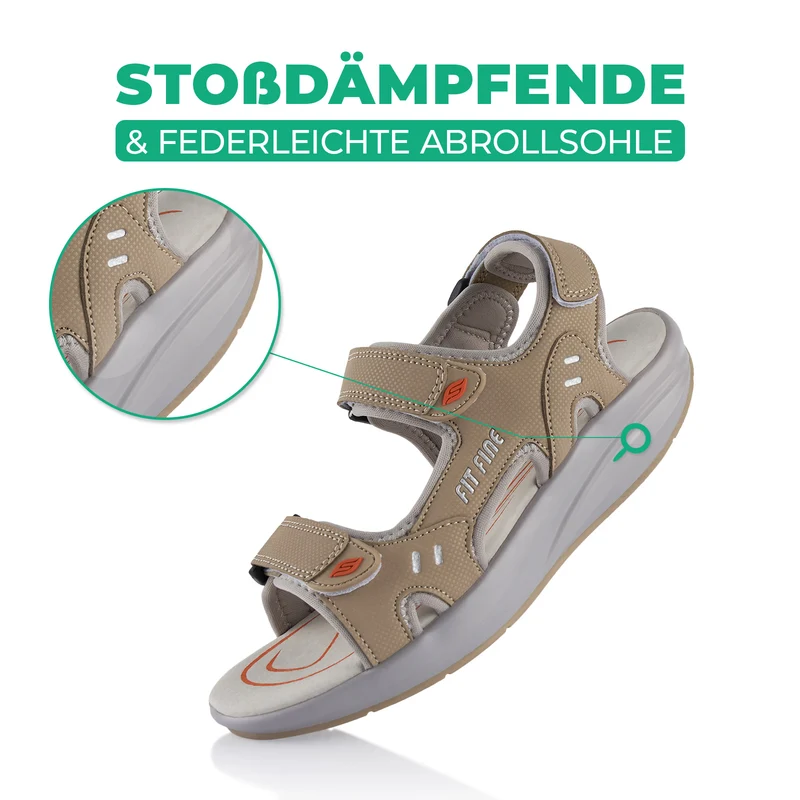 Sandalen Abrollsohle leichte Gesundheitsschuhe