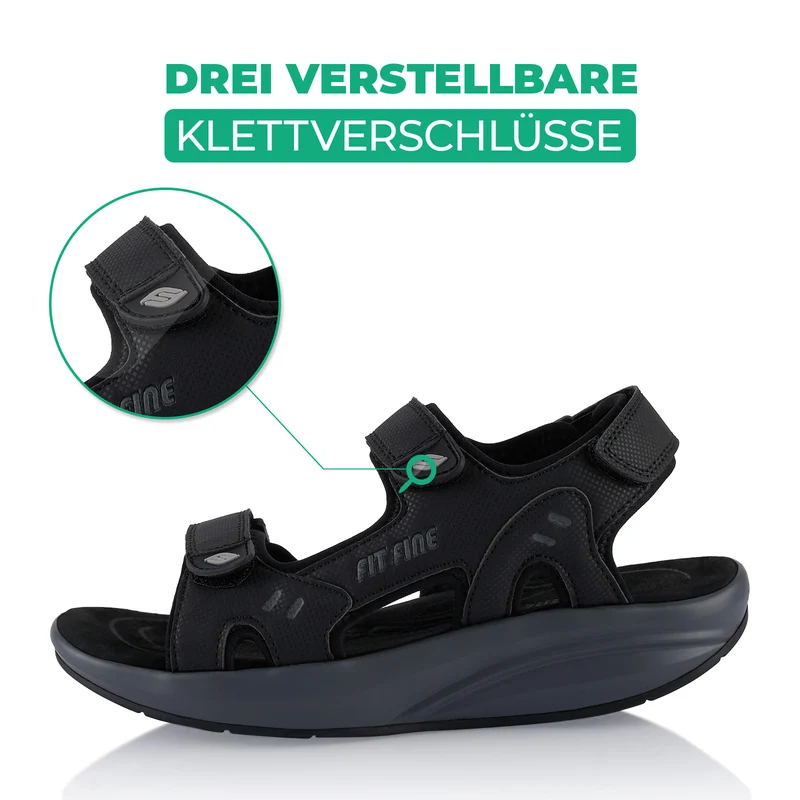 Sandalen Abrollsohle leichte Gesundheitsschuhe