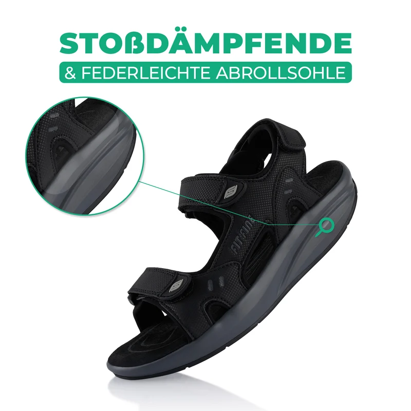 Sandalen Abrollsohle leichte Gesundheitsschuhe