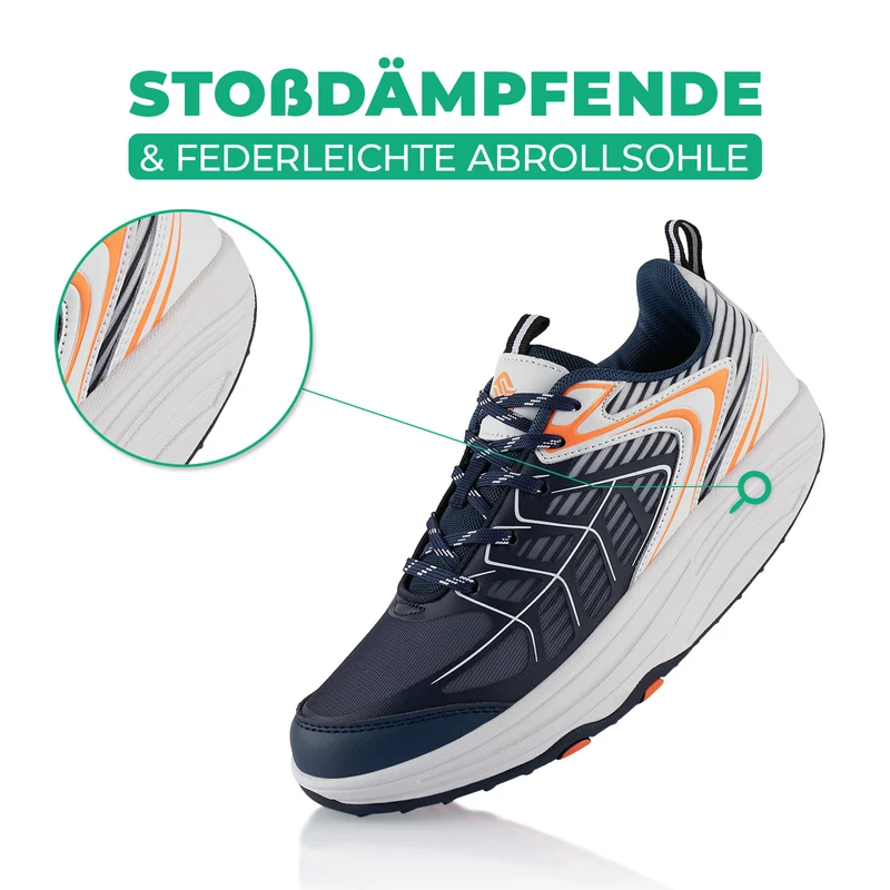 Sneaker Abrollsohle Gesundheitsschuhe Sportschuhe