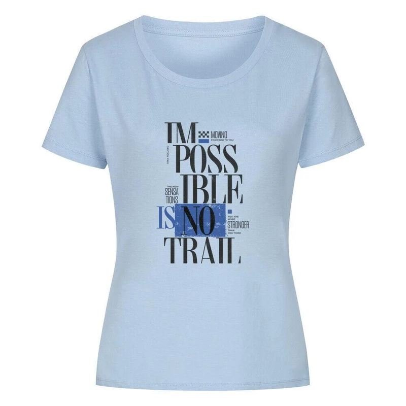 Impossible is no Trail - Bio Premium T-Shirt Frauen