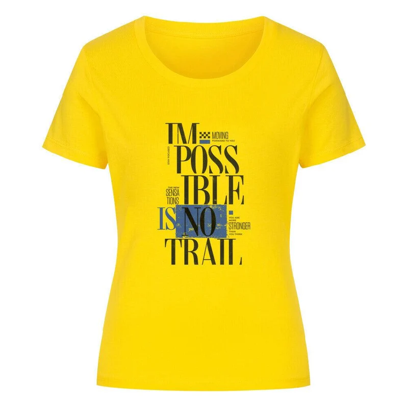 Impossible is no Trail - Bio Premium T-Shirt Frauen