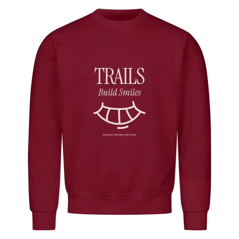 Trails build Smiles - Bio Premium Sweatshirt