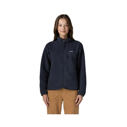 W"s Retro Pile Jkt Sunken Blue