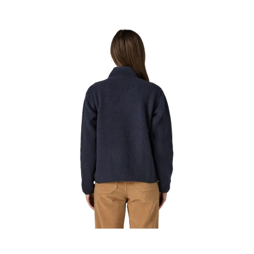 W"s Retro Pile Jkt Sunken Blue