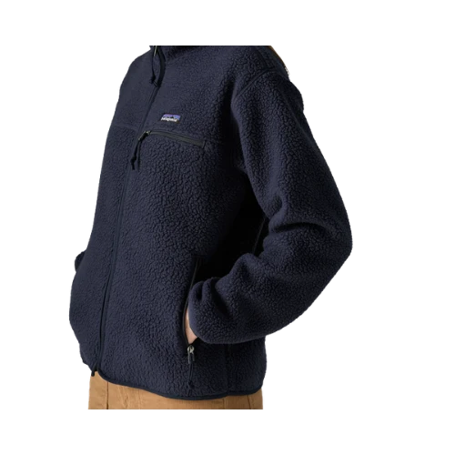 W"s Retro Pile Jkt Sunken Blue