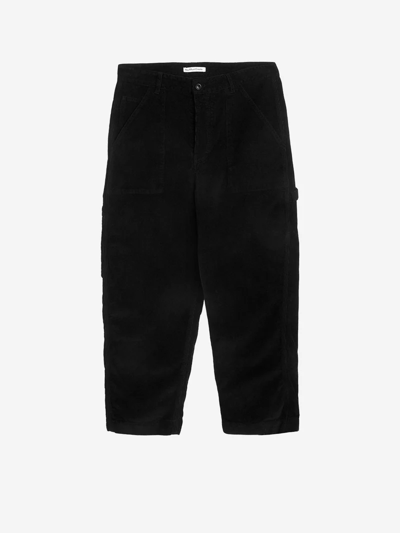 Pantaloni 'Painter' in velluto a coste con tasche utility