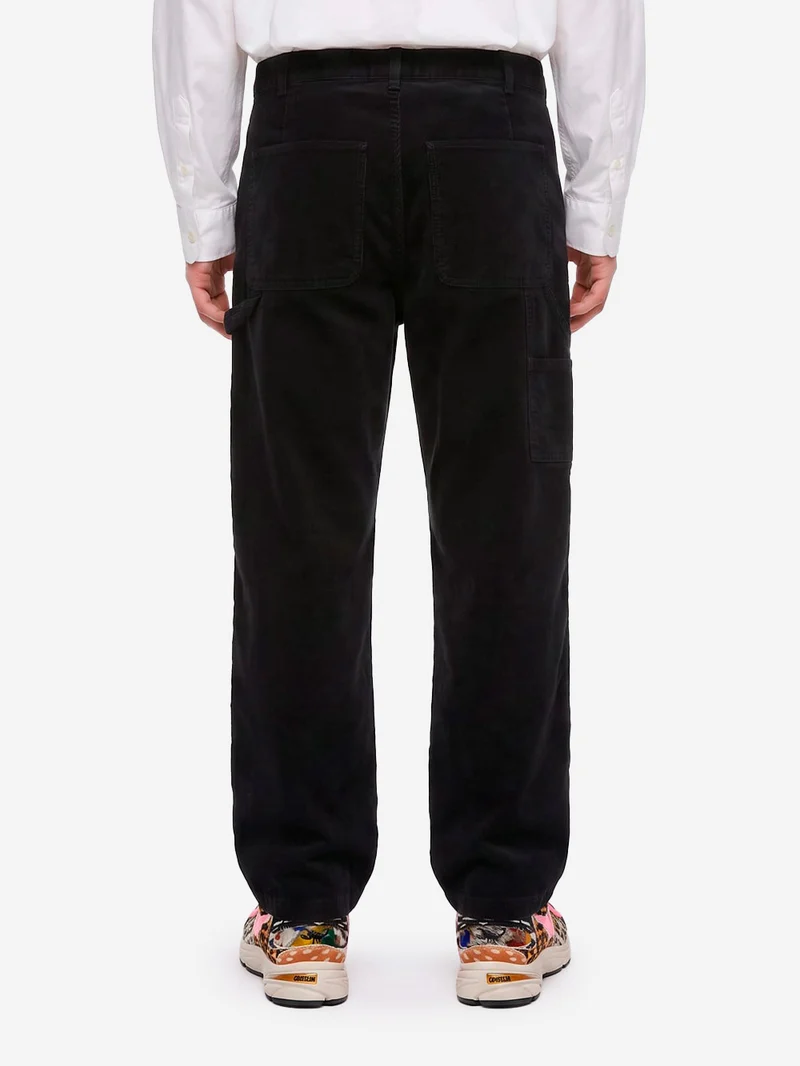 Pantaloni 'Painter' in velluto a coste con tasche utility