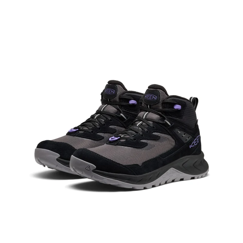 Hightrail Polar Wasserdichte Wanderstiefel für Damen | Black/Aster Purple