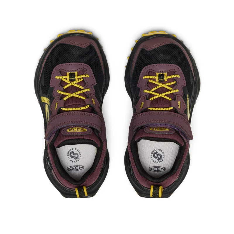 Zionic Wasserdichte Wanderschuhe für kleine Kids | Huckleberry/Black