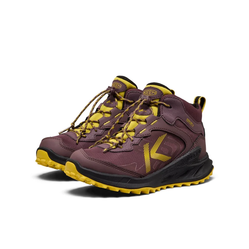 Zionic Wasserdichte Stiefel für große Kids | Huckleberry/Mango Mint