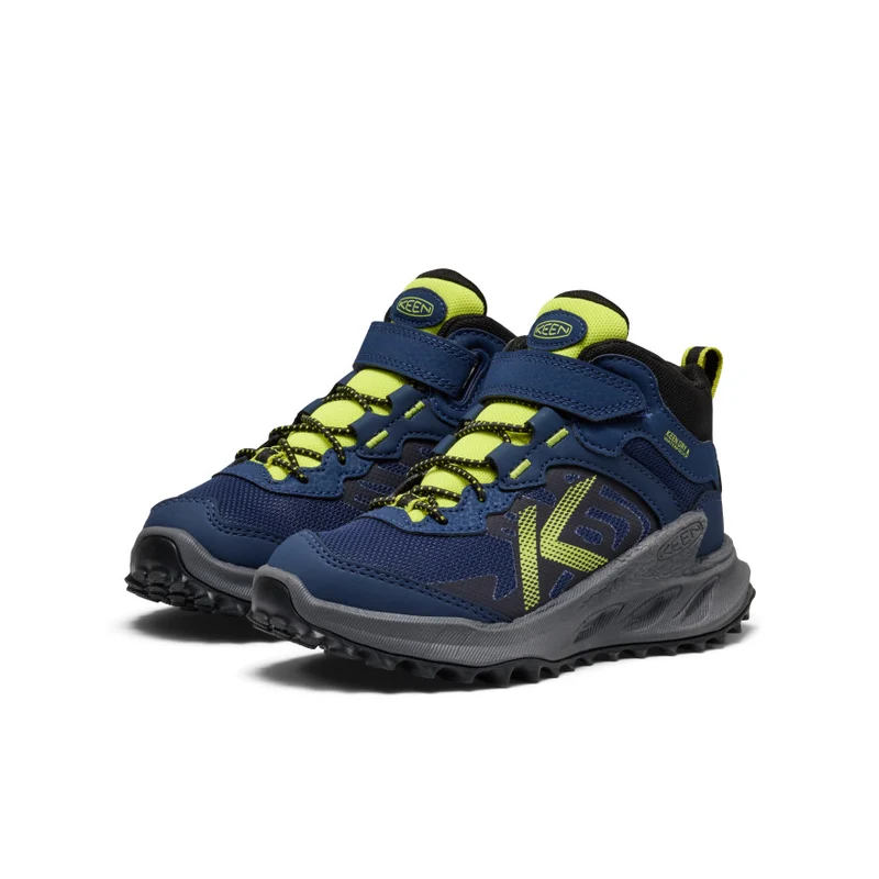 Zionic Wasserdichte Wanderstiefel für kleine Kids | Naval Academy/Evening Primrose