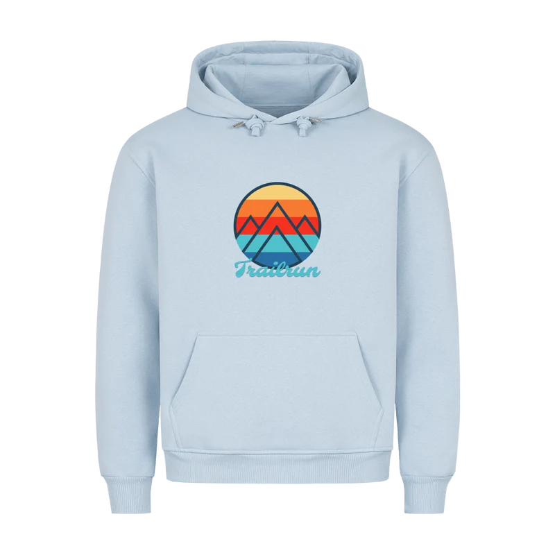 Coloured Mountain Trailrun - Bio Premium Hoodie