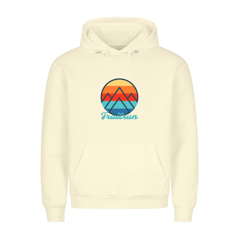 Coloured Mountain Trailrun - Bio Premium Hoodie