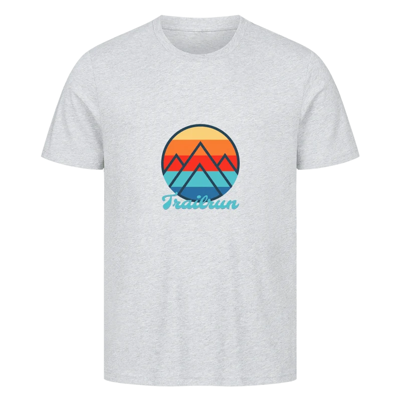 Coloured Mountain Trailrun - Bio Premium T-Shirt