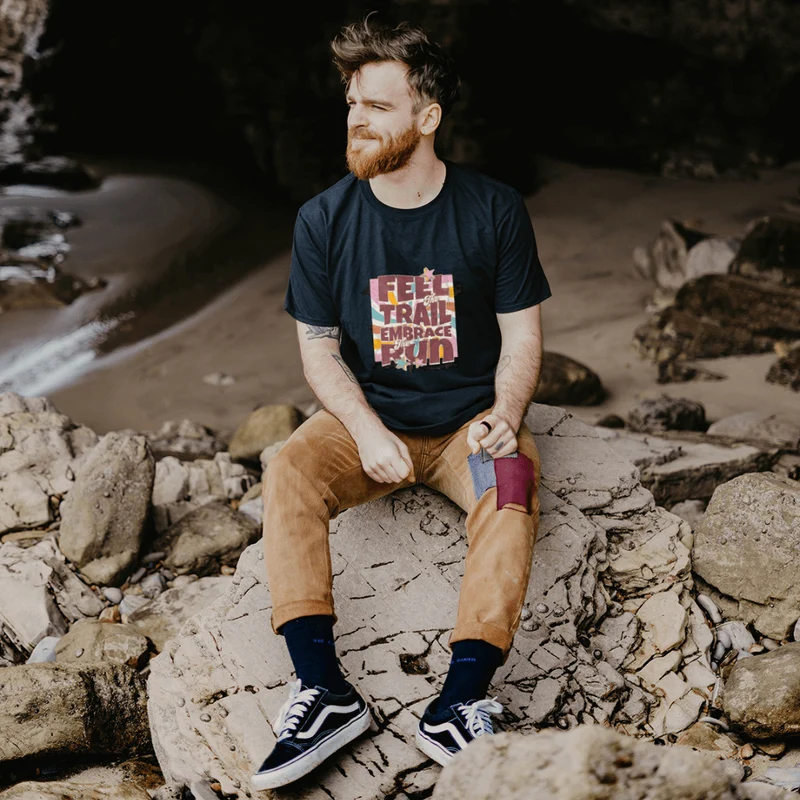 Feel the trail embrace the run - Bio Premium T-Shirt