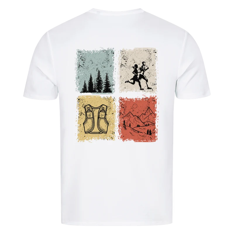 Just trailrun 4 elements - Sport T-Shirt