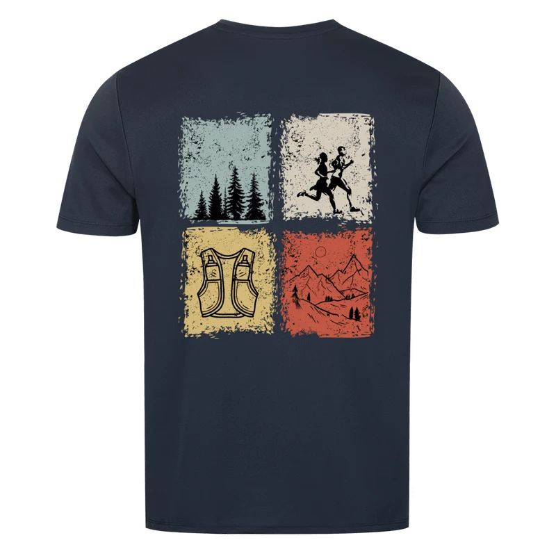Just trailrun 4 elements - Sport T-Shirt