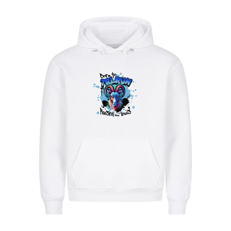 Raised on Trails - Bio Premium Hoodie
