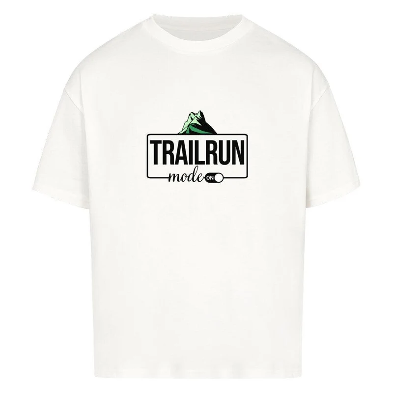 Trailrun Mode on - Bio Premium Oversized T-Shirt