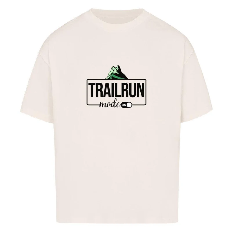 Trailrun Mode on - Bio Premium Oversized T-Shirt
