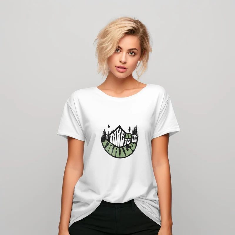 Take me to the trails - Bio Premium T-Shirt Frauen
