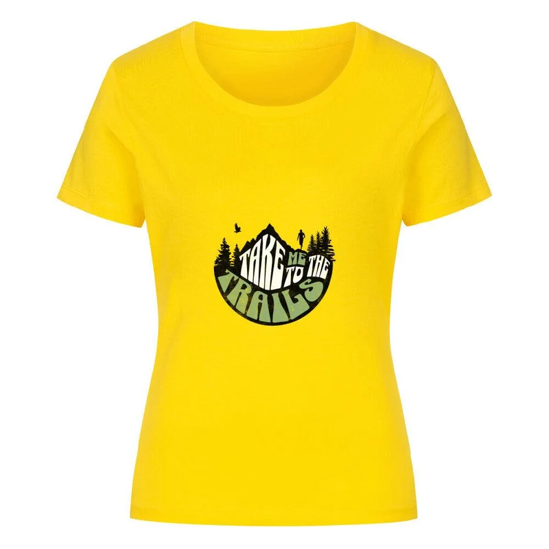Take me to the trails - Bio Premium T-Shirt Frauen