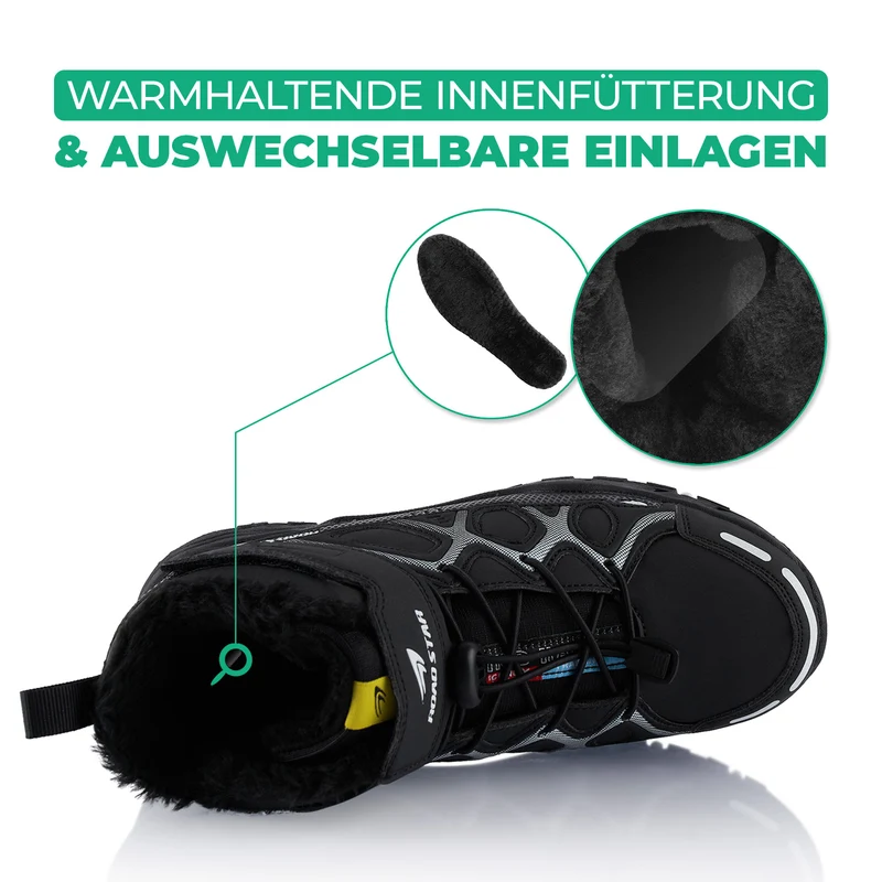 Winterstiefel Warm Gefütterte Wanderschuhe
