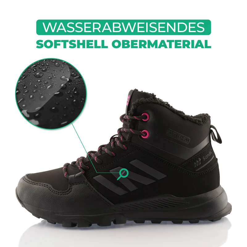 Winterstiefel Warm Gefütterte Wanderschuhe Softshell