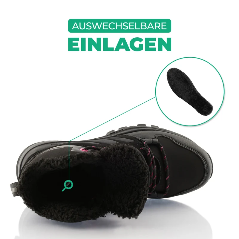 Winterstiefel Warm Gefütterte Wanderschuhe Softshell