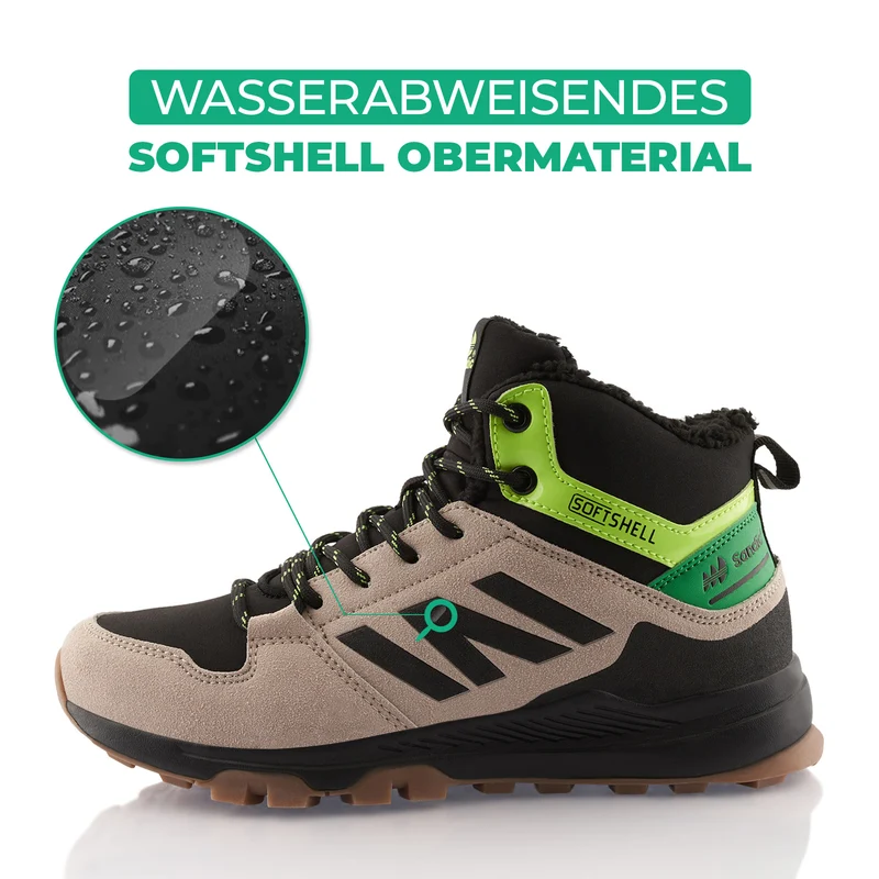 Winterstiefel Warm Gefütterte Wanderschuhe Softshell